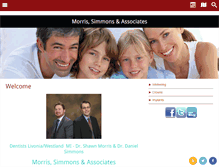 Tablet Screenshot of morrissimmonsassoc.com